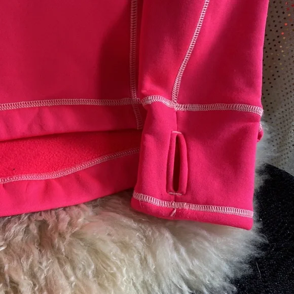 Avalanche hot pink neon pink 1/4 zip fleece lined L - Picture 4 of 11
